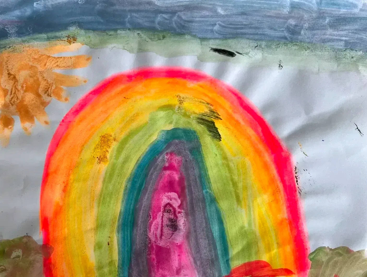 Rainbow Dream Over the Water
